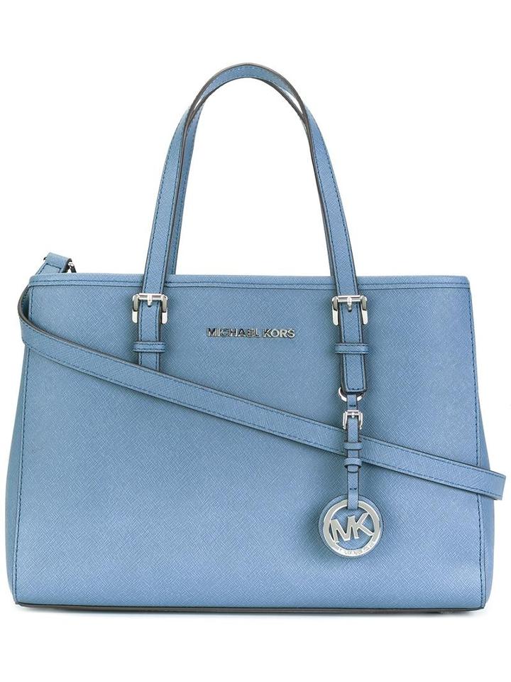 Michael Michael Kors Medium Tote, Women's, Blue, Calf Leather