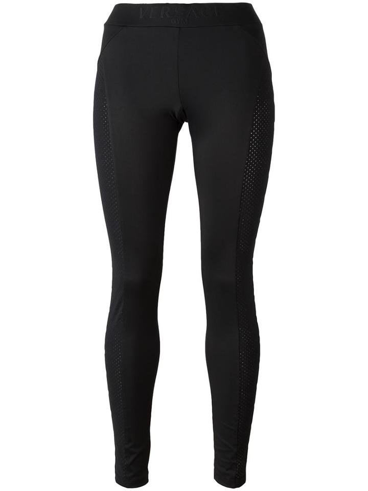 Versace Versace Gym Leggings, Women's, Size: 1, Black, Polyamide/spandex/elastane