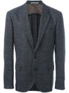 Brunello Cucinelli Flap Pockets Blazer, Men's, Size: 54, Grey, Polyamide/cupro/cashmere/virgin Wool