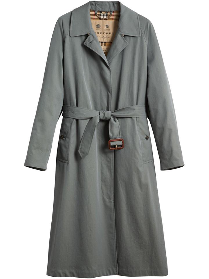 Burberry Brighton Extra-large Car Coat - Blue