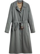 Burberry Brighton Extra-large Car Coat - Blue