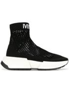 Mm6 Maison Margiela Sock Runner Sneakers - Black