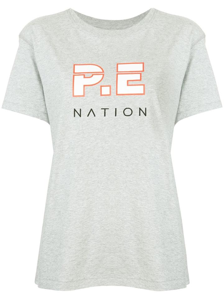 P.e Nation Printed T-shirt - Grey