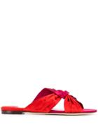 Jimmy Choo Lela Flat Sandals - Red