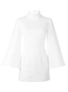 Jacquemus Flared Sleeves Short Dress, Women's, Size: 38, White, Cotton