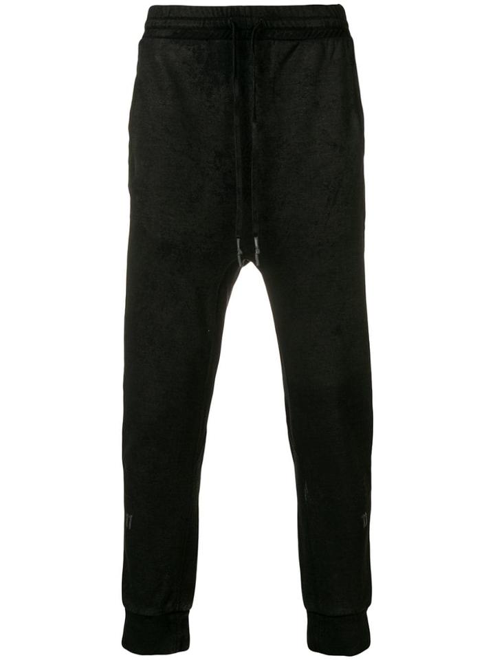 11 By Boris Bidjan Saberi Drawstring Track Trousers - Black