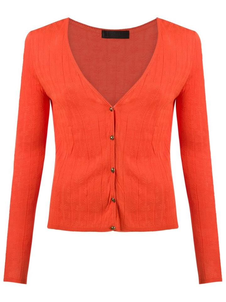 Talie Nk Knit Cardigan, Women's, Size: P, Yellow/orange, Viscose