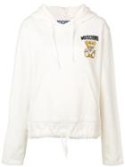 Moschino Teddy Bear Patch Hoodie - White