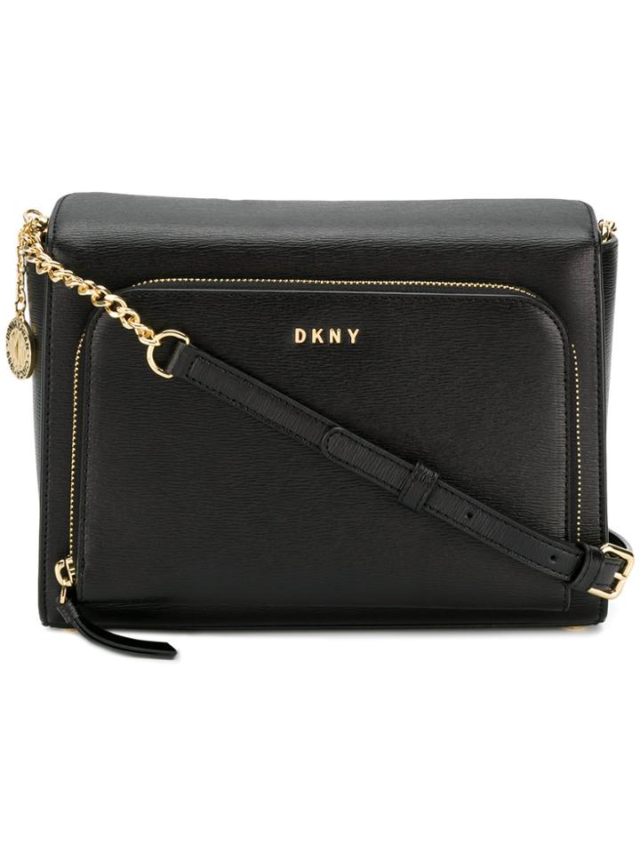 Dkny Classic Cross-body Satchel - Black