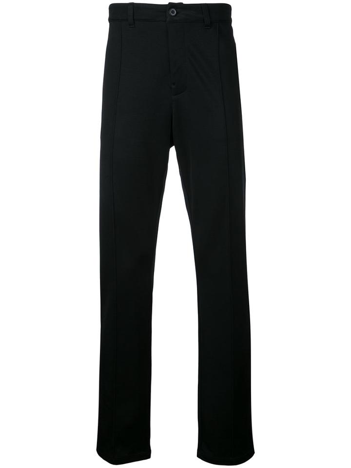 Lanvin - Casual Trousers - Men - Cotton/polyamide/viscose - M, Black, Cotton/polyamide/viscose