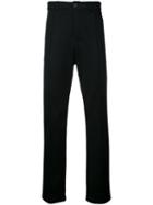 Lanvin - Casual Trousers - Men - Cotton/polyamide/viscose - M, Black, Cotton/polyamide/viscose