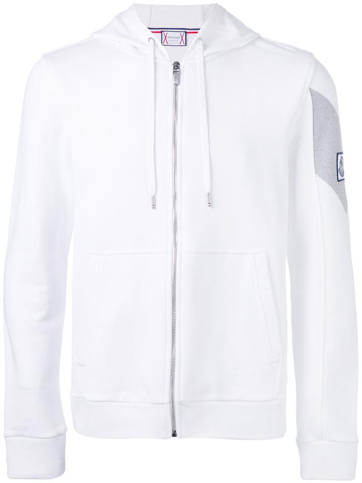 Moncler Gamme Bleu - Zipped Hoodie - Men - Cotton - 1, White, Cotton