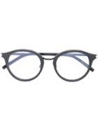 Saint Laurent - Classic Round Glasses - Unisex - Acetate - One Size, Black, Acetate