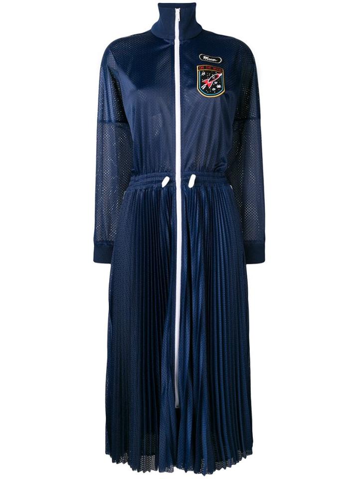 Red Valentino Track Jacket Dress - Blue