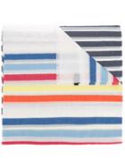 Ps By Paul Smith - Striped Scarf - Men - Cotton/viscose - One Size, White, Cotton/viscose