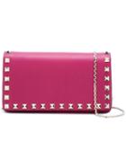 Valentino Valentino Garavani Rockstud Crossbody Bag, Women's, Pink/purple, Leather