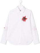 Neil Barrett Kids Star Print Shirt - White