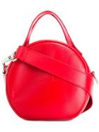 Msgm Round Crossbody Bag - Red