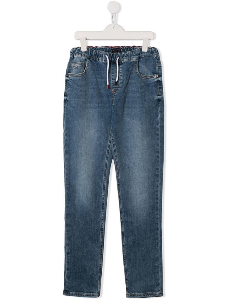 Tommy Hilfiger Junior Elasticated Jeans - Blue