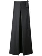 By. Bonnie Young Striped Wrap Pants - Grey