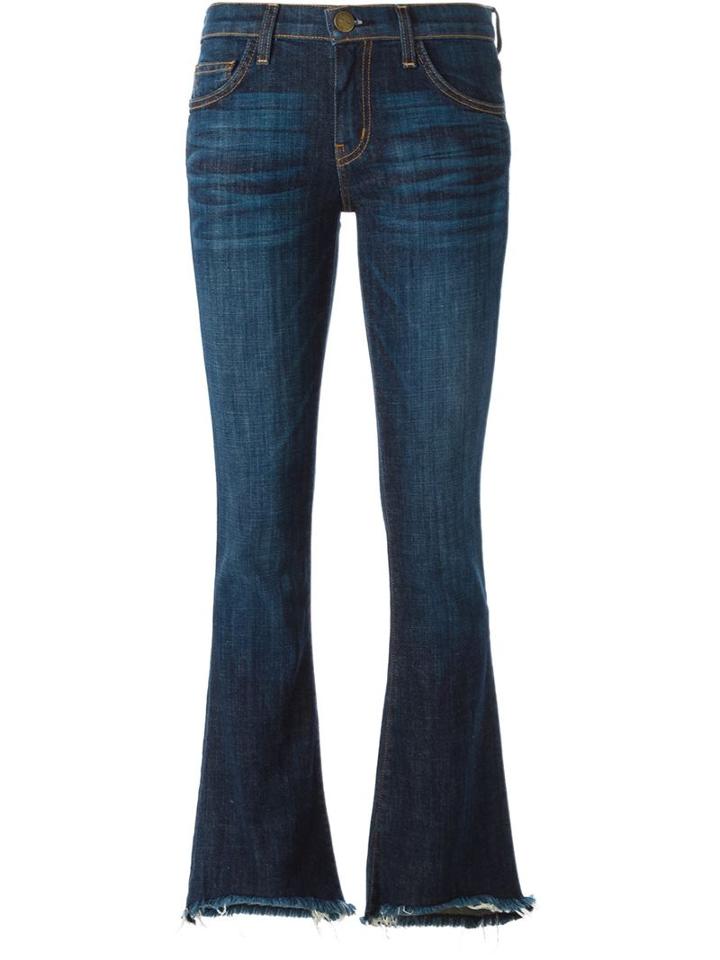 Current/elliott The Flip Flop Bootcut Jeans, Women's, Size: 29, Blue, Cotton/spandex/elastane