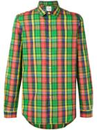 Paul Smith - Checked Shirt - Men - Cotton - Xl, Green, Cotton