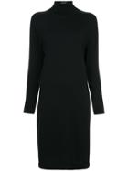 Chanel Vintage Turtle Neck Straight Dress - Black
