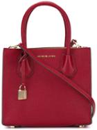 Michael Michael Kors Padlock Charm Tote, Women's, Red