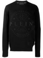 Philipp Plein Embroidered Logo Sweatshirt - Black