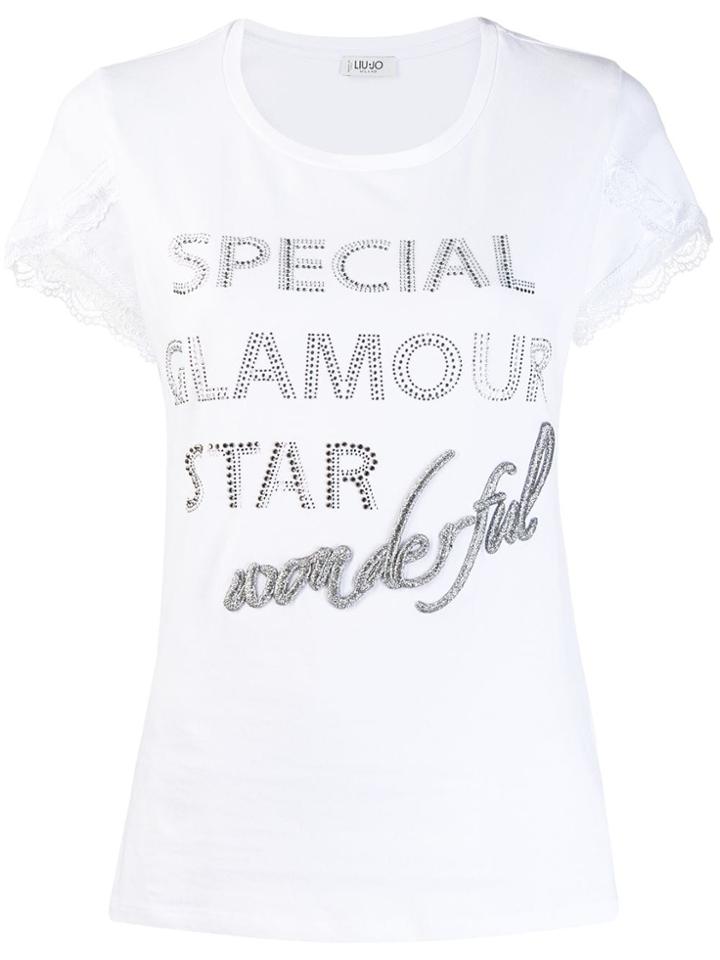 Liu Jo 'special Glamour Star' T-shirt - White