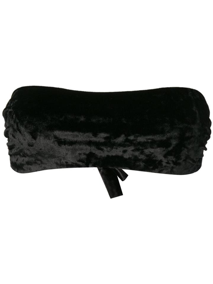 Fisico Tube Bikini Top - Black