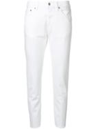Golden Goose Deluxe Brand Mid-rise Tapered Jeans - White