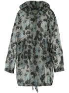 Mr & Mrs Italy Printed Hooded Coat - Green