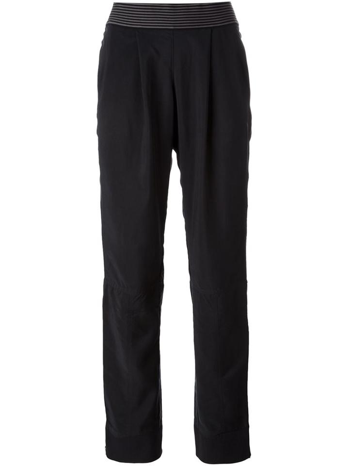 Adidas By Stella Mccartney 'essentials' Track Pants, Women's, Size: Medium, Black, Cotton/polyester/spandex/elastane/cupro