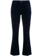 J Brand Mid-rise Cropped Trousers - Blue
