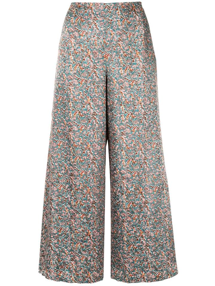 Muller Of Yoshiokubo Majorelle Flare Pants - Multicolour