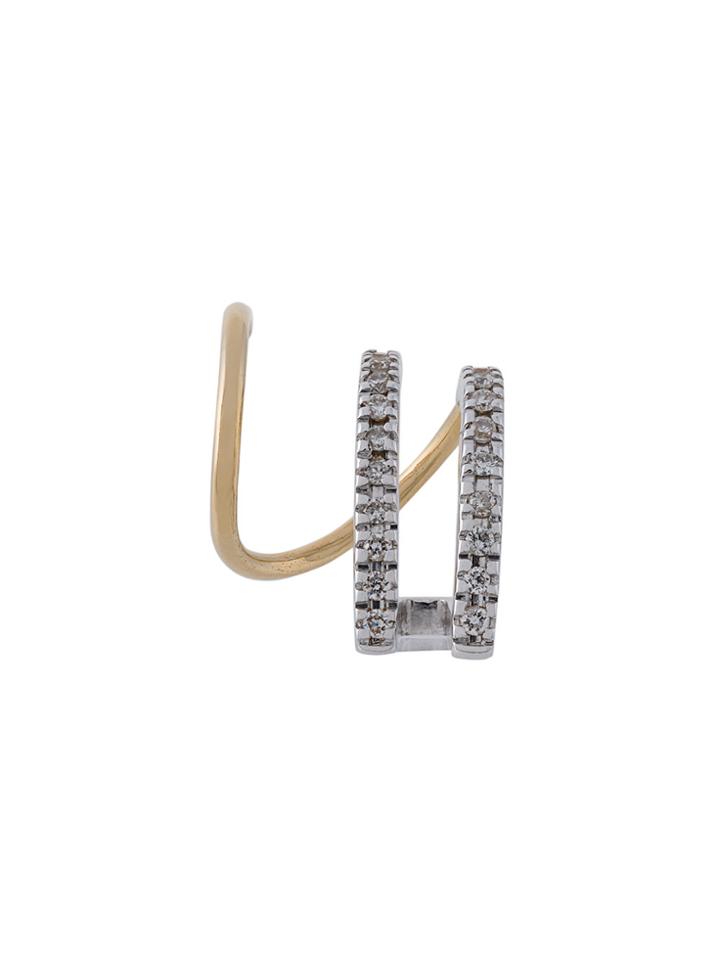 Maria Black Bess Blanc Diamond Earring (right) - Yellow & Orange