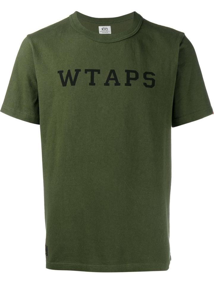 Wtaps 'design' T-shirt, Men's, Size: Medium, Green, Cotton