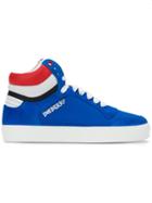 Burberry Reeth High-top Sneakers - Blue