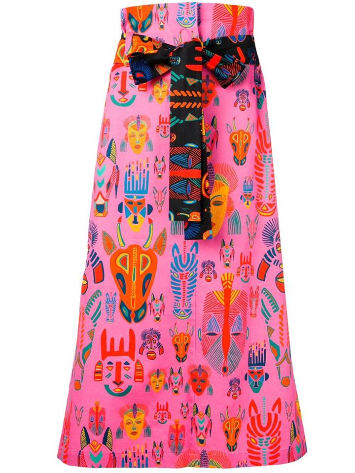 Rianna + Nina Tie Waist Skirt - Pink