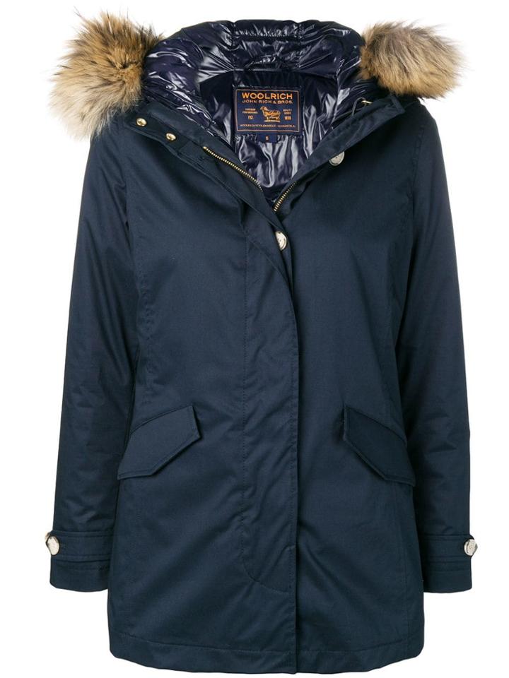 Woolrich Hooded Padded Jacket - Blue