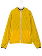 Fay Kids - Hooded Jacket - Kids - Cotton/polyamide - 14 Yrs, Yellow/orange