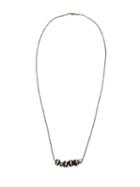 Tobias Wistisen Bead Pendant Necklace, Men's, Black