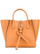 Ermanno Scervino Front Clasp Tote Bag - Brown