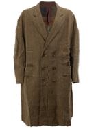 Ziggy Chen Double Breasted Coat - Brown