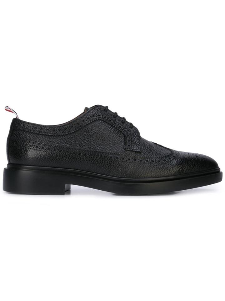 Thom Browne Classic Longwing Derby Shoes - Black