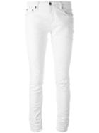 Off-white Ripped Skinny Jeans, Women's, Size: 29, White, Cotton/spandex/elastane