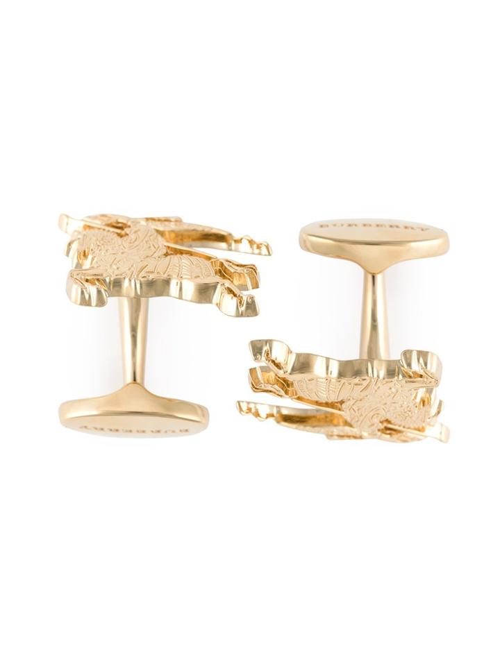 Burberry Knight Cufflinks - Metallic