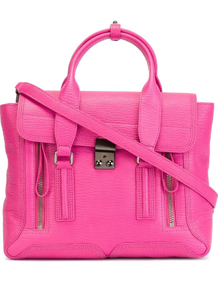 3.1 Phillip Lim Medium 'pashli' Satchel - Pink & Purple