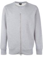 Diesel Front Zip Sweatshirt, Men's, Size: Medium, Grey, Cotton